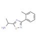 1-(3-o-Tolyl-[1,2,4]oxadiazol-5-yl)-ethylamine (CAS 883547-38-4) - chemical structure image