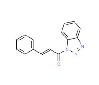 1-(3-Phenyl-2-propenoyl)-1H-1,2,3-benzotriazole (CAS 26112-94-7) - chemical structure image