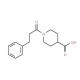 1-(3-phenylpropanoyl)piperidine-4-carboxylic acid - chemical structure image