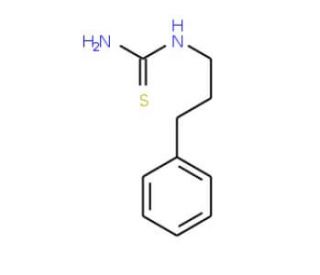 1-(3-Phenylpropyl)-2-thiourea (CAS 93168-20-8) - chemical structure image