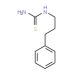 1-(3-Phenylpropyl)-2-thiourea (CAS 93168-20-8) - chemical structure image
