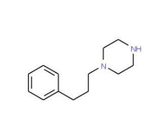 1-(3-Phenylpropyl)piperazine (CAS 55455-92-0) - chemical structure image