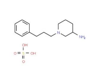 1-(3-Phenylpropyl)piperidin-3-amine sulfate - chemical structure image