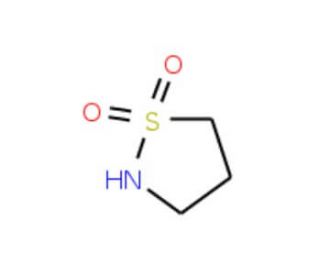 1,3-Propanesultam (CAS 5908-62-3) - chemical structure image