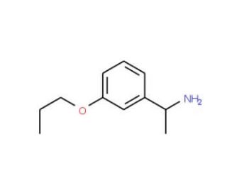 1-(3-Propoxyphenyl)ethanamine - chemical structure image