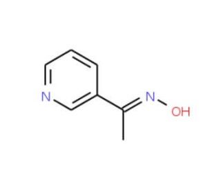 1-(3-Pyridinyl)-1-ethanone oxime (CAS 5973-83-1) - chemical structure image