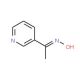 1-(3-Pyridinyl)-1-ethanone oxime (CAS 5973-83-1) - chemical structure image