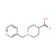 1-(3-Pyridinylmethyl)-4-piperidinecarboxylic acid (CAS 887442-22-0) - chemical structure image