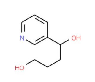 1-(3-Pyridyl)-1,4-butanediol (CAS 76014-83-0) - chemical structure image
