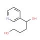 1-(3-Pyridyl)-1,4-butanediol (CAS 76014-83-0) - chemical structure image