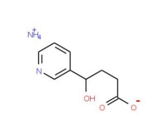 1-(3-Pyridyl)-1-butanol-4-carboxylic acid, Ammonium Salt - chemical structure image
