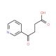 1-(3-Pyridyl)-1-butanone-4-carboxylic Acid (CAS 4192-31-8) - chemical structure image