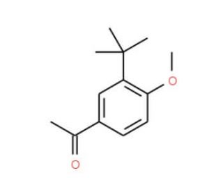1-(3-tert-Butyl-4-methoxyphenyl)ethanone - chemical structure image