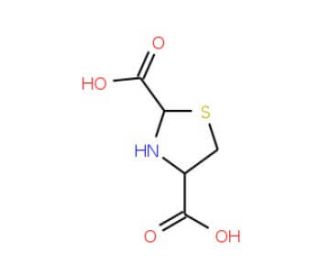 1,3-Thiazolane-2,4-dicarboxylic acid (CAS 30097-06-4) - chemical structure image