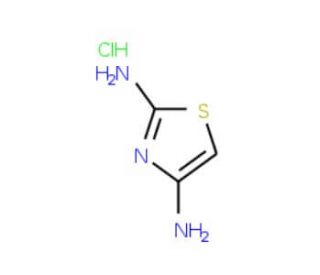 1,3-thiazole-2,4-diamine hydrochloride (CAS 72792-54-2) - chemical structure image