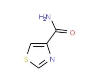 1,3-Thiazole-4-carboxamide (CAS 3575-09-5) - chemical structure image