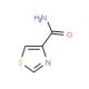 1,3-Thiazole-4-carboxamide (CAS 3575-09-5) - chemical structure image
