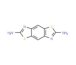 [1,3]thiazolo[5,4-f][1,3]benzothiazole-2,6-diamine (CAS 16162-28-0) - chemical structure image