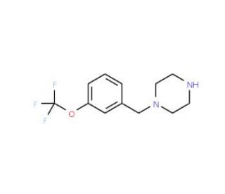 1-[3-(Trifluoromethoxy)benzyl]piperazine (CAS 868054-25-5) - chemical structure image