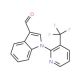 1-[3-(Trifluoromethyl)-2-pyridinyl]-1H-indole-3-carbaldehyde - chemical structure image