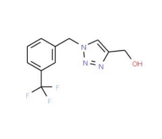 {1-[3-(Trifluoromethyl)benzyl]-1H-1,2,3-triazol-4-yl}methanol - chemical structure image