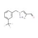 1-[3-(Trifluoromethyl)benzyl]-1H-1,2,3-triazole-4-carbaldehyde - chemical structure image