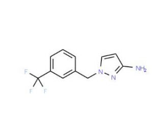 1-(3-Trifluoromethyl-benzyl)-1H-pyrazol-3-ylamine - chemical structure image