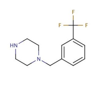 1-[3-(Trifluoromethyl)benzyl]piperazine (CAS 55513-16-1) - chemical structure image