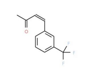 1-[3-(Trifluoromethyl)phenyl]but-1-en-3-one (CAS 80992-92-3) - chemical structure image
