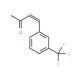1-[3-(Trifluoromethyl)phenyl]but-1-en-3-one (CAS 80992-92-3) - chemical structure image