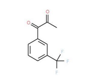 1-[3-(Trifluoromethyl)phenyl]propane-1,2-dione (CAS 10557-15-0) - chemical structure image