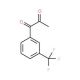 1-[3-(Trifluoromethyl)phenyl]propane-1,2-dione (CAS 10557-15-0) - chemical structure image