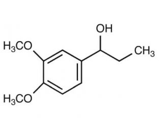 1-(3′,4′-Dimethoxyphenyl)-1-propanol (CAS 10548-83-1) - chemical structure image
