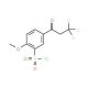 1-(3′-Chlorosulfonyl-4′-methoxyphenyl)-1-propanone-methyl-d3 - chemical structure image
