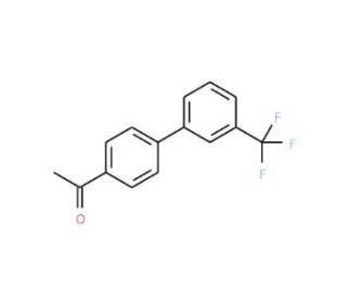 1-(3&prime;-Trifluoromethyl-biphenyl-4-yl)-ethanone - chemical structure image