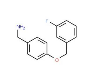 1-{4-[(3-fluorobenzyl)oxy]phenyl}methanamine (CAS 849805-95-4) - chemical structure image