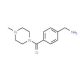 1-{4-[(4-methylpiperazin-1-yl)carbonyl]phenyl}methanamine - chemical structure image