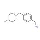 1-{4-[(4-methylpiperidin-1-yl)methyl]phenyl}methanamine - chemical structure image