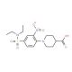 1-{4-[(diethylamino)sulfonyl]-2-nitrophenyl}piperidine-4-carboxylic acid - chemical structure image