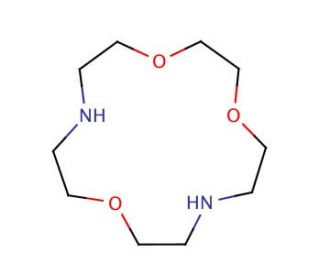 1,4,10-Trioxa-7,13-diaza-cyclopentadecane (CAS 31249-95-3) - chemical structure image