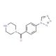 1-[4-(1H-tetrazol-1-yl)benzoyl]piperazine - chemical structure image