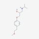 1-[4-(2-methoxyethyl)phenoxy]-3-propan-2-ylamino-propan-2-ol (CAS 51384-51-1) - chemical structure image