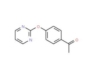 1-[4-(2-Pyrimidinyloxy)phenyl]-1-ethanone - chemical structure image