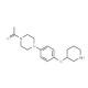 1-{4-[4-(3-Piperidinyloxy)phenyl]-1-piperazinyl}-1-ethanone - chemical structure image