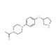 1-{4-[4-(3-Pyrrolidinyloxy)phenyl]-1-piperazinyl}-1-ethanone - chemical structure image