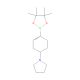 1-(4-(4,4,5,5-Tetramethyl-1,3,2-dioxaborolan-2-yl)cyclohex-3-en-1-yl)pyrrolidine - chemical structure image