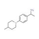 1-[4-(4-Methyl-piperidin-1-yl)-phenyl]-ethylamine (CAS 869945-55-1) - chemical structure image