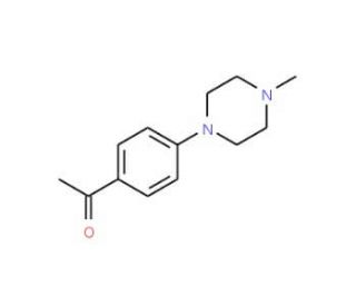 1-[4-(4-Methylpiperazino)phenyl]-1-ethanone (CAS 26586-55-0) - chemical structure image