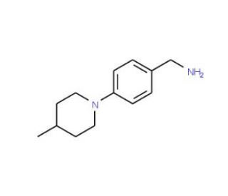 1-[4-(4-Methylpiperidin-1-yl)phenyl]methanamine (CAS 486437-59-6) - chemical structure image