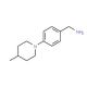 1-[4-(4-Methylpiperidin-1-yl)phenyl]methanamine (CAS 486437-59-6) - chemical structure image